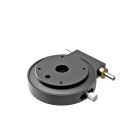60mm Diameter, Brass, Lapped-Surface Bearing Rotation Stage, 360 Deg Manual Rotation, +/-5 Deg Fine Adjustment, Hex Screw Drive, M4 Threads