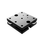 65X65mm, 2-Axis Kinematic Tilt Stage, Aluminum, Edge-Knob Adjustment, +/-2-deg., M6 Threads