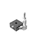 60X60mm EXC Bearing, Steel, XY-Axis Stage, Center 90-Deg. Micrometer, +/-6.5mm, M4 Threads