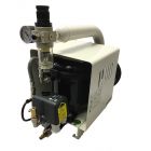Silent Air Compressor Assy, 100 PSI, 0.7 CFM, 115VAC-60Hz, 1 Liter Tank, 6-mm Tube Adaptor, For Pneumatic Optical Tables