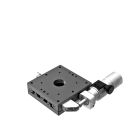 60X60mm EXC Bearing, Steel, X-Axis Stage, Side Sub-Micron Worm-screw Micrometer, +/-6.5mm, M4 Threads