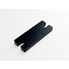 Slotted base plate for 25mm mounts