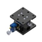 Motorized 65X65mm EXC Bearing, Steel, Z-Axis Stage, (Horizontal Platform/Base) Center Piezomotor, +/-4mm, M6 Threads