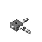 60X60mm EXC Bearing, Steel, XY-Axis Stage, Center Sub-Micron Worm-screw Micrometer, +/-6.5mm, M4 Threads
