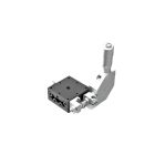 Roulement EXC 25X25mm, acier, support axe X, côté 90 degrés. Micromètre, +/-3mm, filetages M2