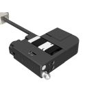 6.5mm Travel 2-Phase Stepping Motor Actuator with Rotary Encoder, Non-Rotating Flat Tip