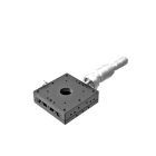 60X60mm EXC Bearing, Steel, X-Axis Stage, Center Differential Micrometer, +/-6.5mm, M4 Threads