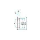 Adapter for Objective side of Stepper Motor Objective Actuators M20.32 Thread