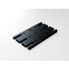 Slotted base for 65 mm metric mounts