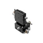 60X60mm EXC Bearing, Steel, XYZ-Axis Stage, (Vertical Platform) Side Hex Screw, +/-6.5mm, M4 Threads, Right-handed