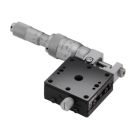 40X40mm EXC Bearing, Steel, X-Axis Stage, Side Differential Micrometer, +/-6.5mm, 6-32 Threads