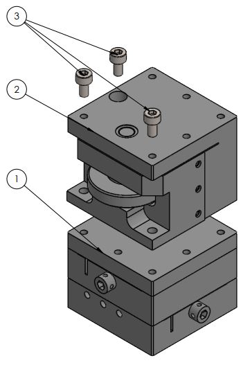 Manual 3 axis stage brass XYZ