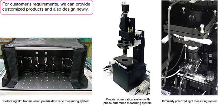 Example of polarization measurement application